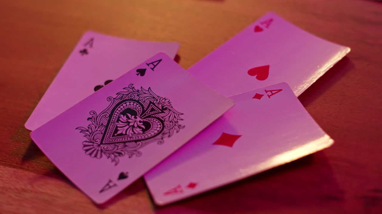 Playing cards, close-up