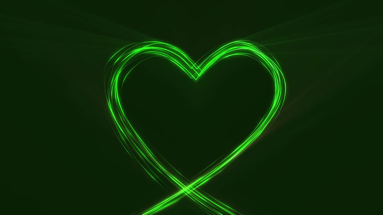심장 라인 배경 4k