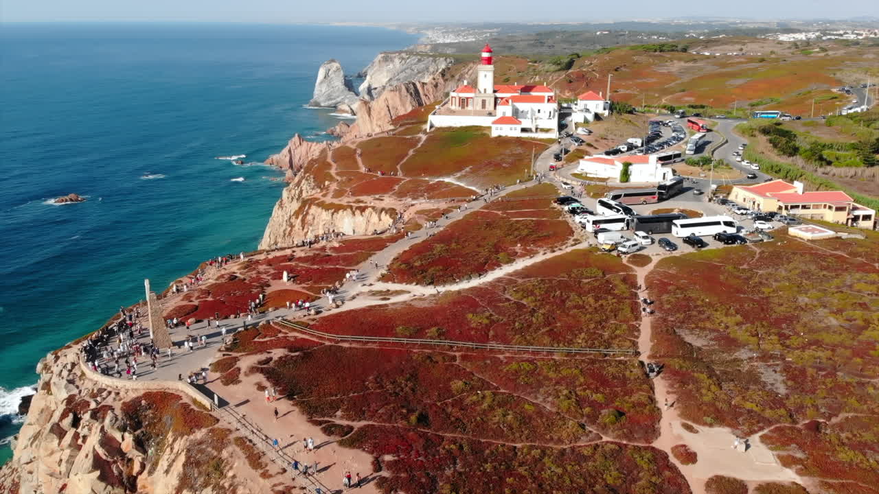 Cabo da Roca Lighthouse on the Portuguese Coast