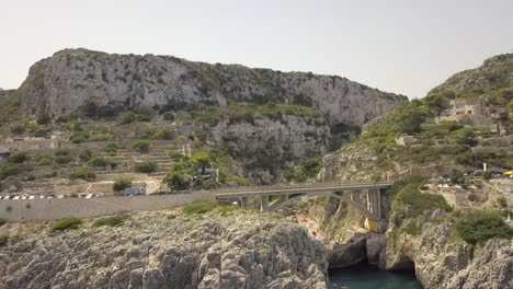 famous ponte ciolo or ciolo bridge in puglia, italy