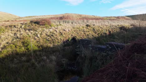 video footage of the bleak and wild landscape of the yorkshire moors