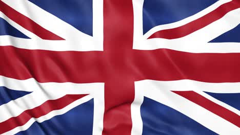 british flag waving animation