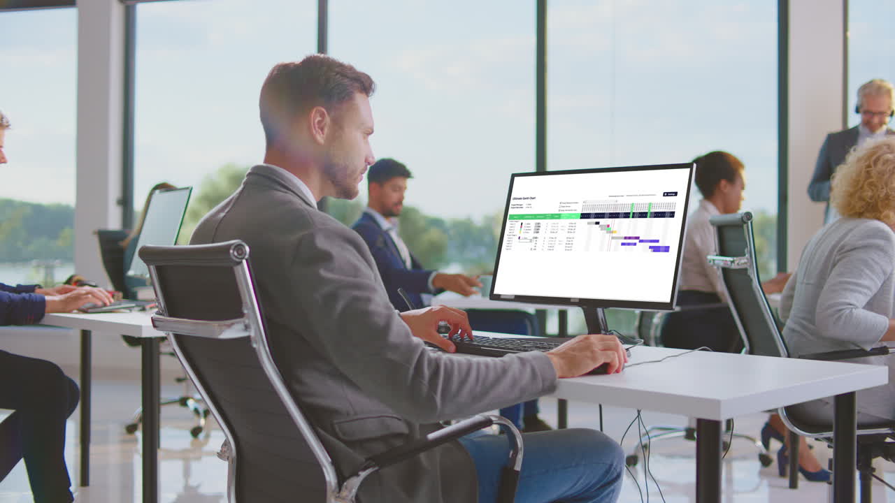 colaboración en equipo en una oficina moderna