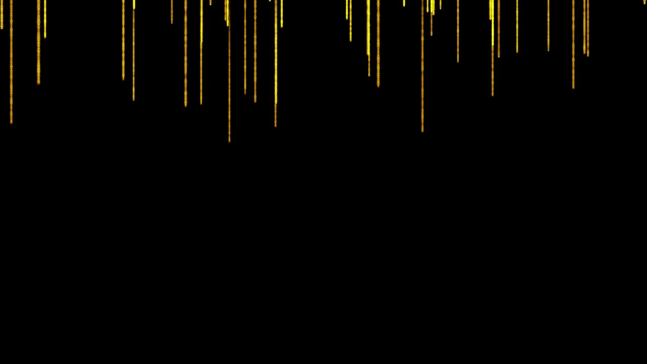 추상적인 골드 스타  모션 배경: 골드 라인 수직 모션 루프