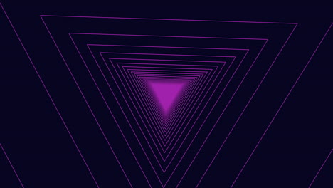 dynamic purple triangle on black background