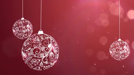 christmas ornament background video effects