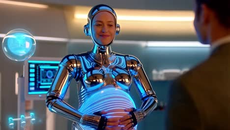pregnant robot