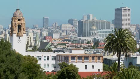 the skyline of downtown san francisco california by day