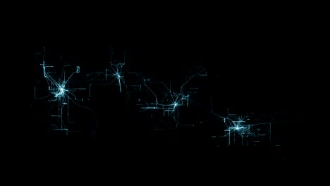 digital binary code futuristic background loop scientific technology data binary code network conveying connectivity, complexity and data flood of modern digital age