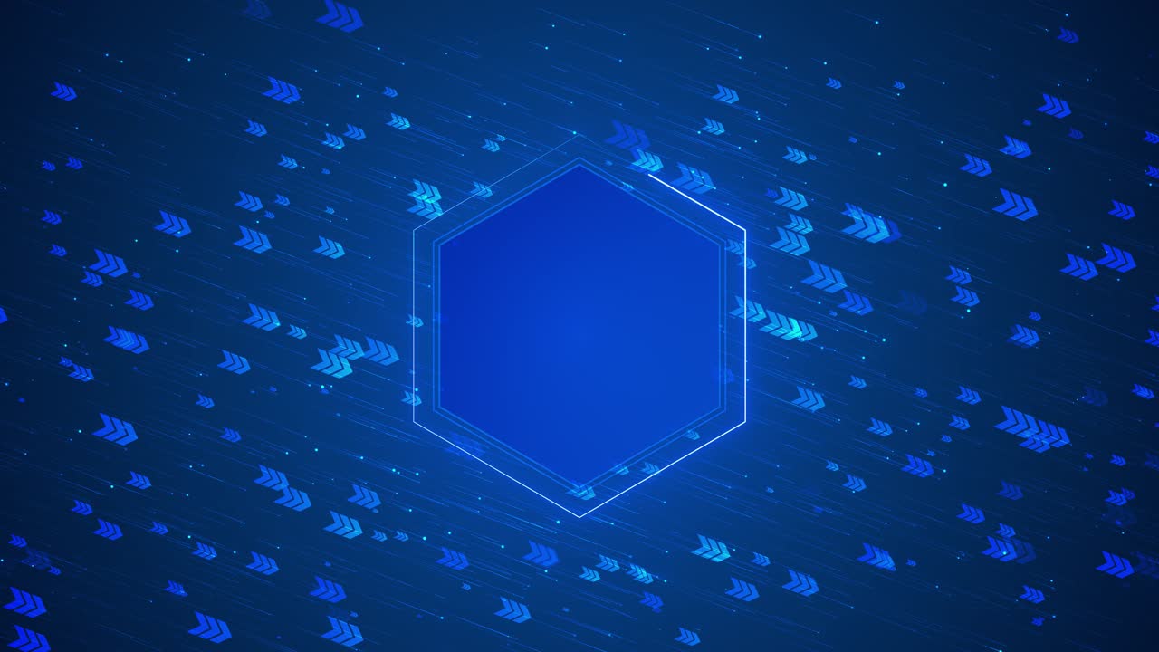 Hexagon particles movement hexagon shapes motion healthcare hexagons medical animation geometric