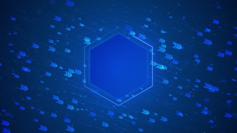 hexagon particles movement hexagon shapes motion healthcare hexagons medical animation geometric