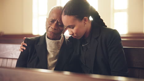 Senior-mother,-woman-or-church-for-funeral