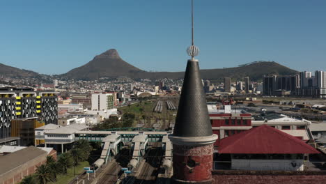 Drone Shot of Castle in Cape Town, South Africa