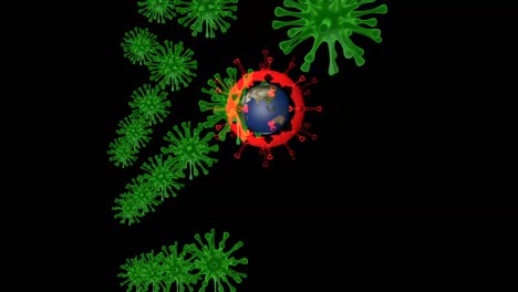 Großes-Rotes-Virus,-Das-Mit-Absorbierter-Erde-Im-Inneren-Rotiert