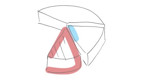 animación de gráficos y procesamiento de datos sobre fondo blanco