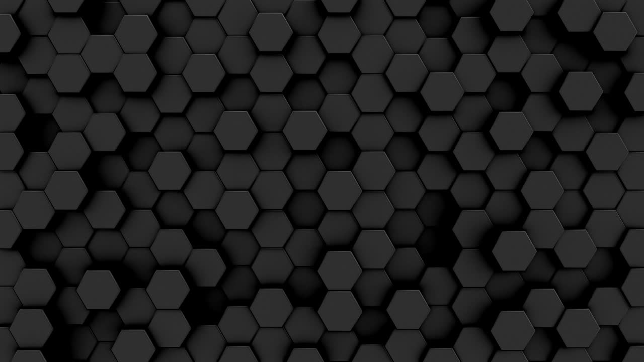 fondo gris abstracto de primitivas en movimiento con seis ángulos, hexágonos en gris oscuro