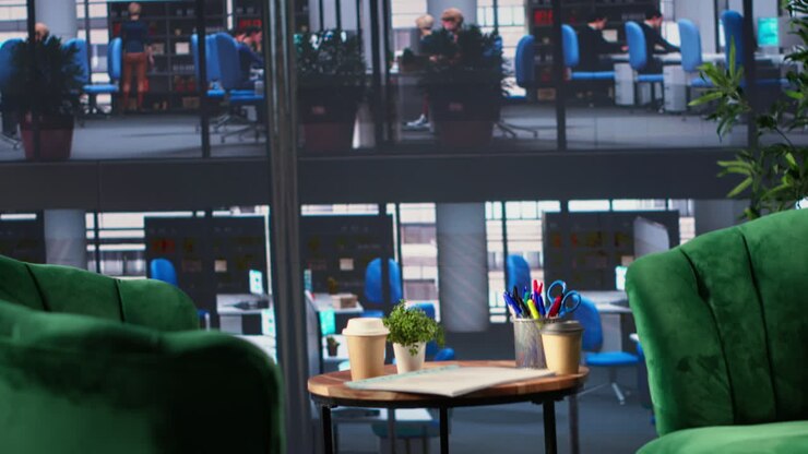 Zona relax moderna per ufficio