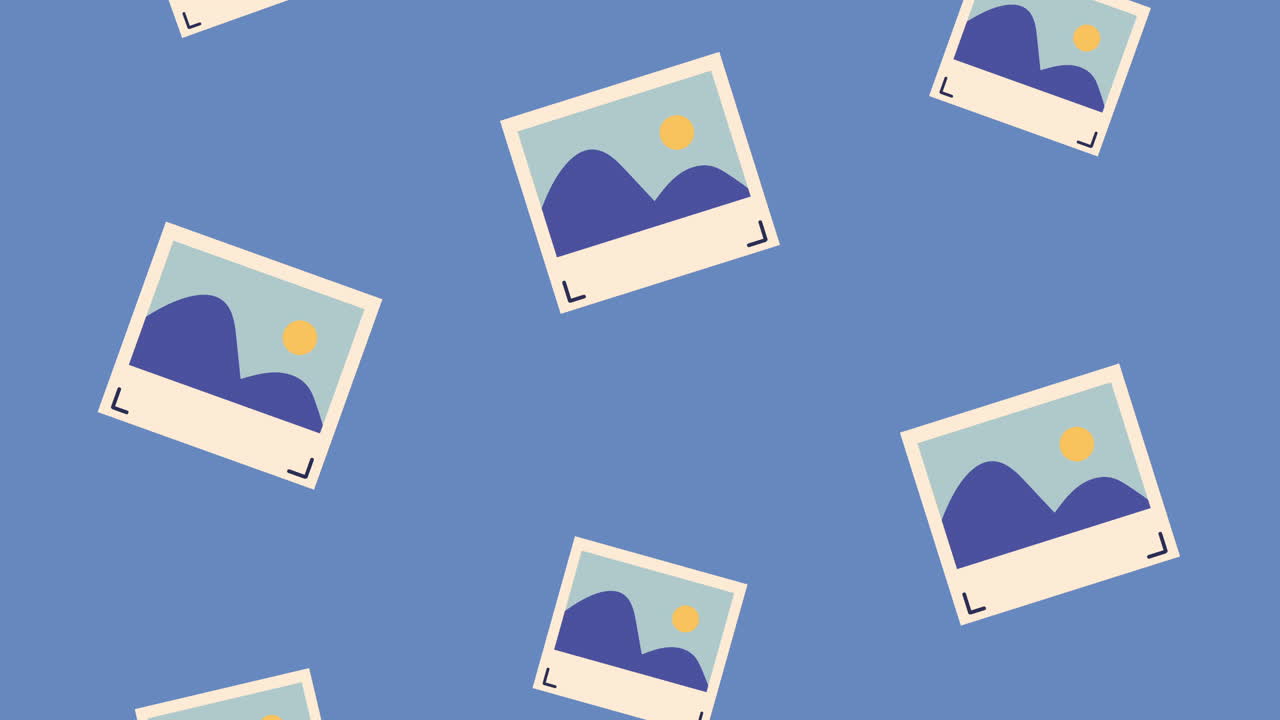 패턴 소셜 미디어 애니메이션