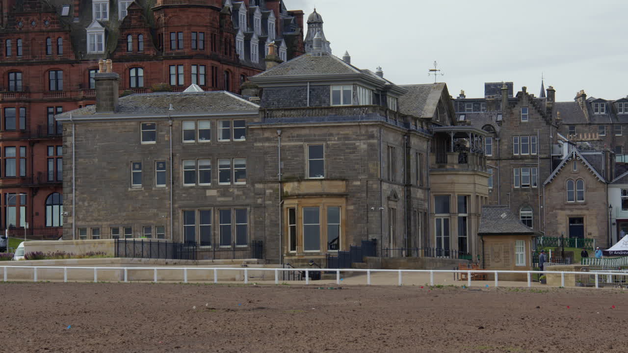 shot of the old course at the Royal and Ancient Golf Club, St. Andrews