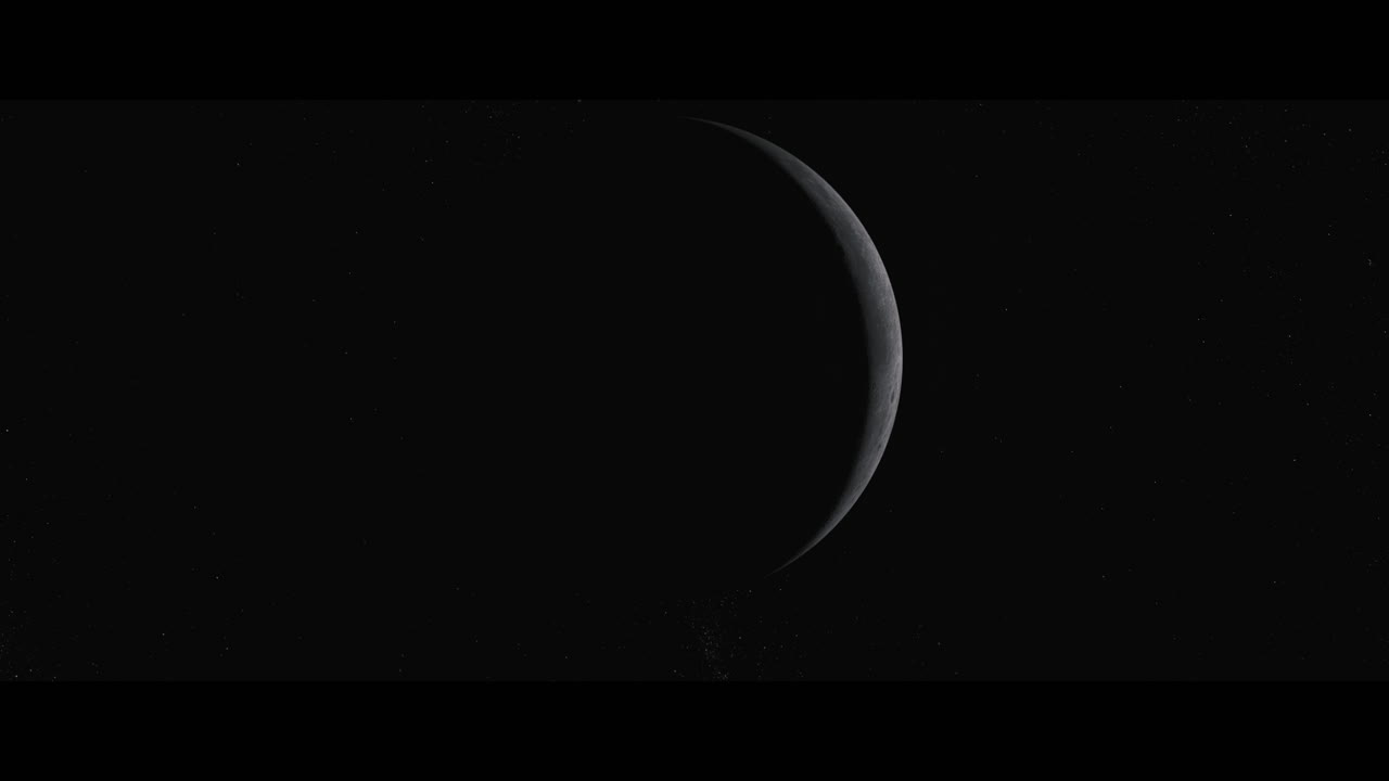 Moon viewed from space