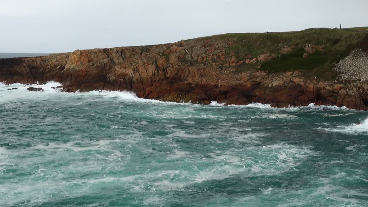 Rocce e oceano. La Coruña. Spagna. Oceano Atlantico