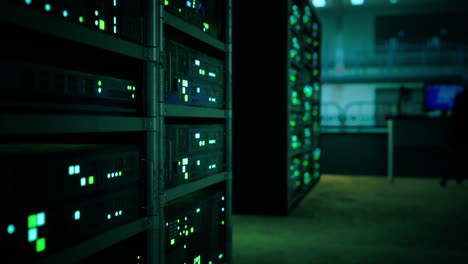 server room at night