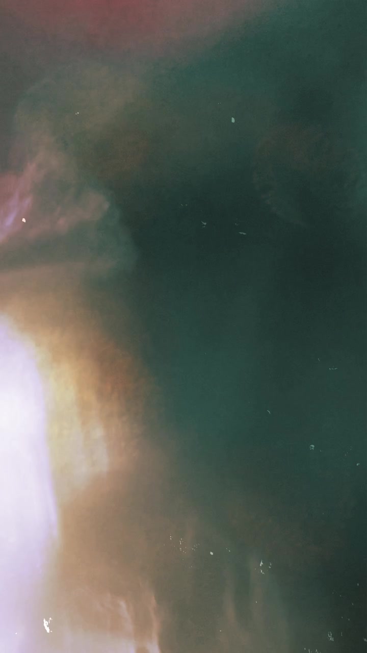 Abstract Light Leaks and Lens Flares on Dark Background