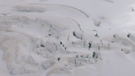 close view of great aletsch glacier, alps, switzerland