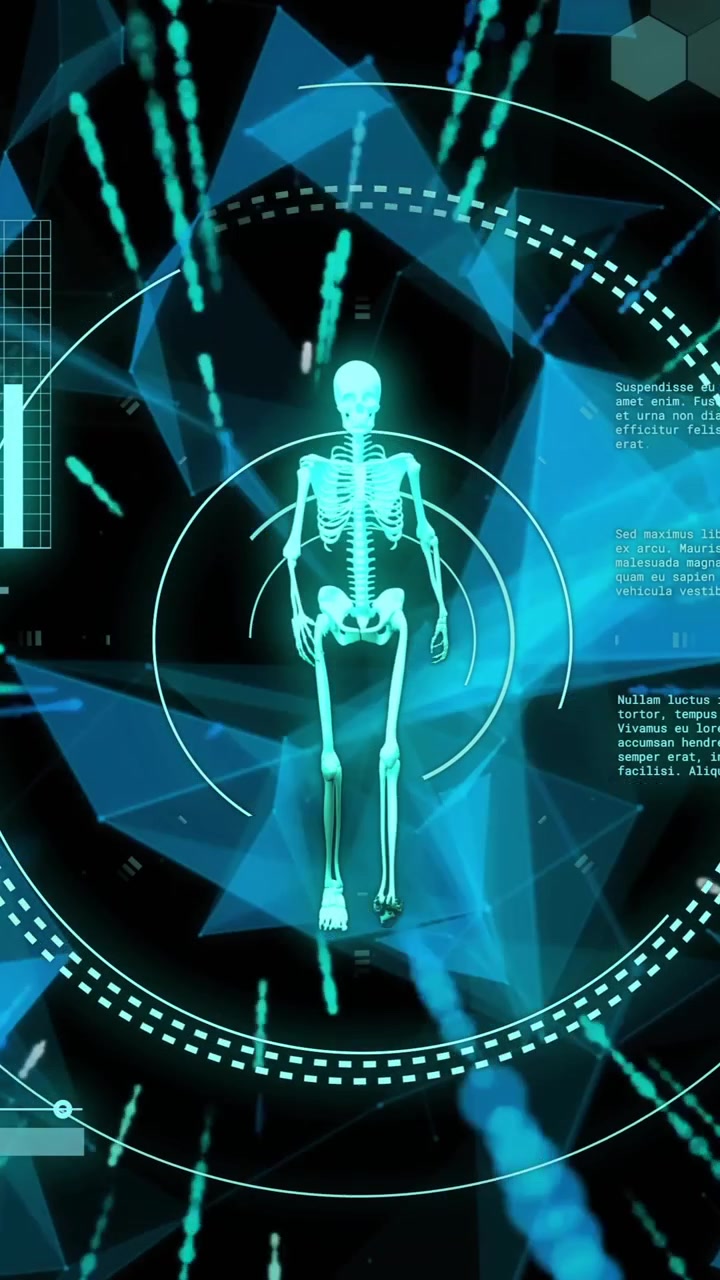 Animation of diagrams and data processing over walking skeleton