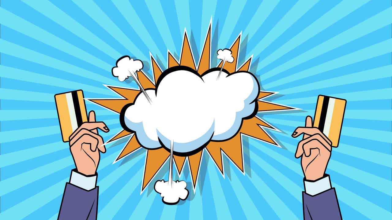 hombre de negocios levantando las manos tarjetas de crédito