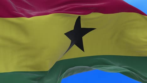 seamless loop of ghana flag.