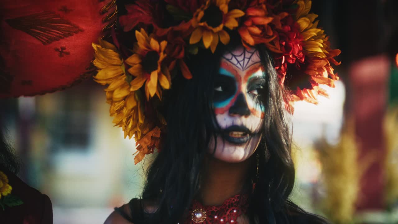Day of the Dead Costume Portrait