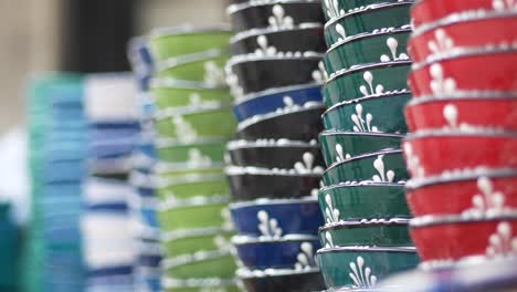 stacked colorful bowls for sale