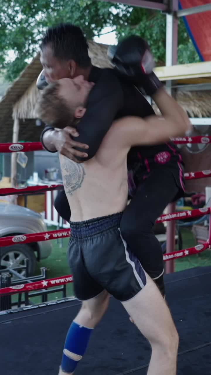 Martial Arts Sparring Session