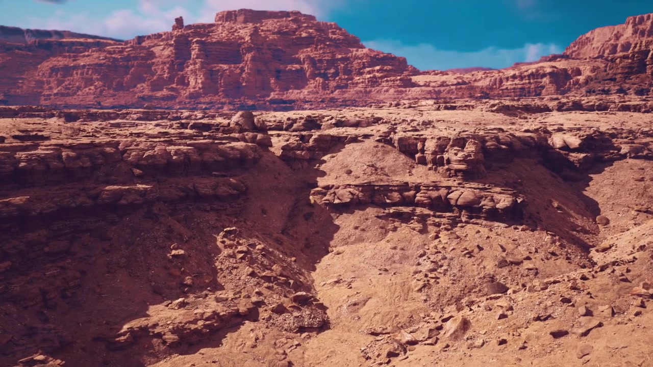 Strati geologici e faglie in un ambiente naturale catturati.