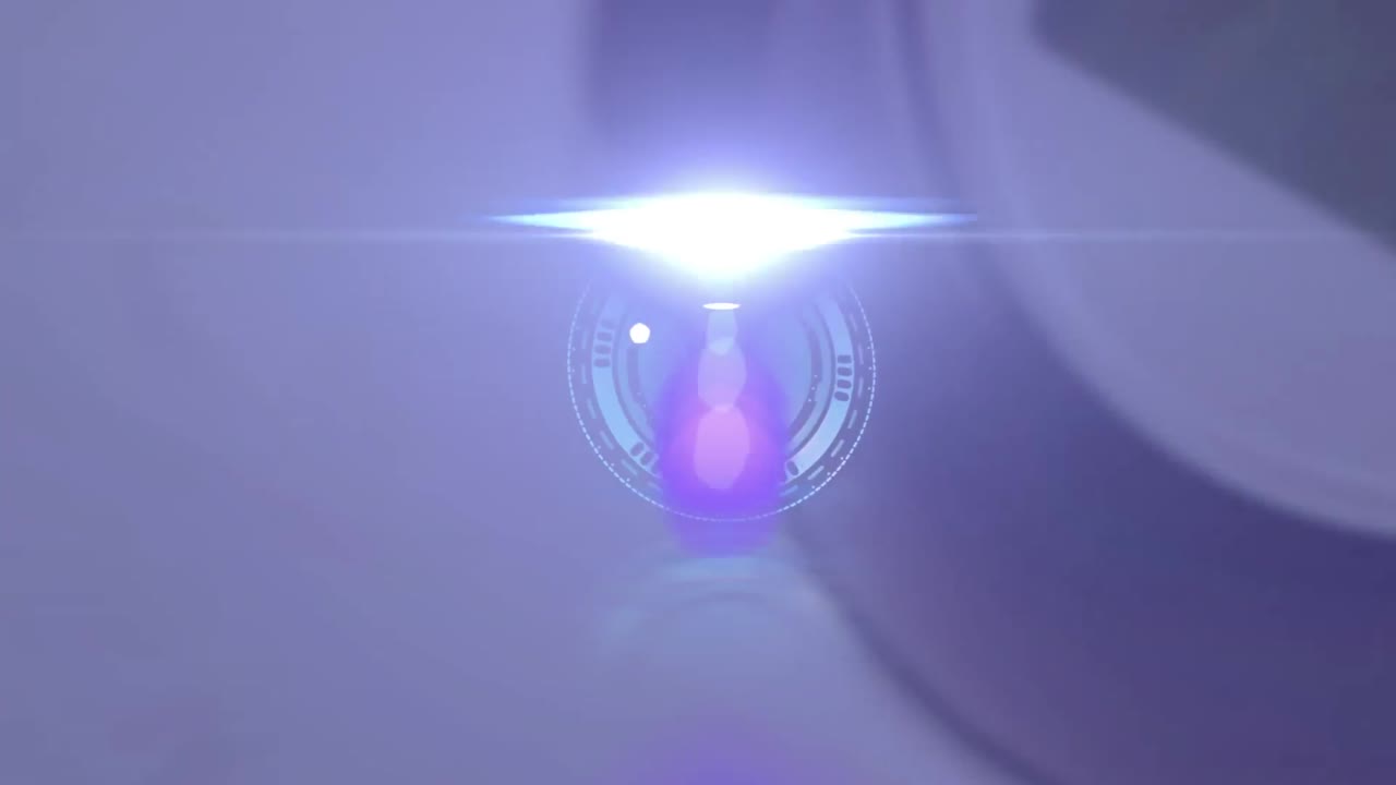 흐릿한 배경에 빛의 흔적 위의 시계와 함께 회전하는 안전 잠금의 애니메이션