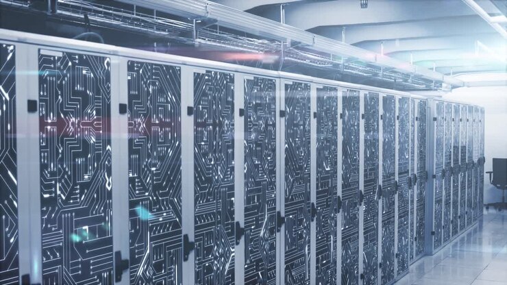 Data processing through data processing centre