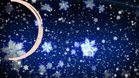 Animation-of-moon-over-snow-falling