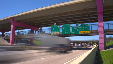 rush hour timelapse on 59 south houston