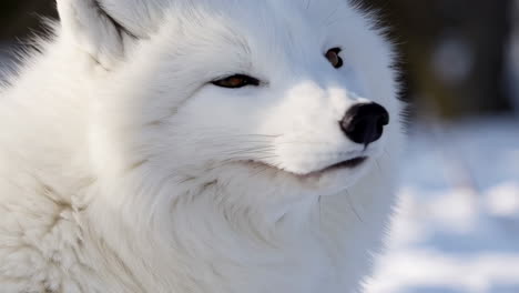arctic fox close-up