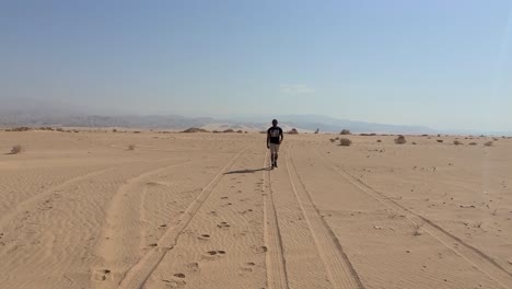 returning through the desert of jordan