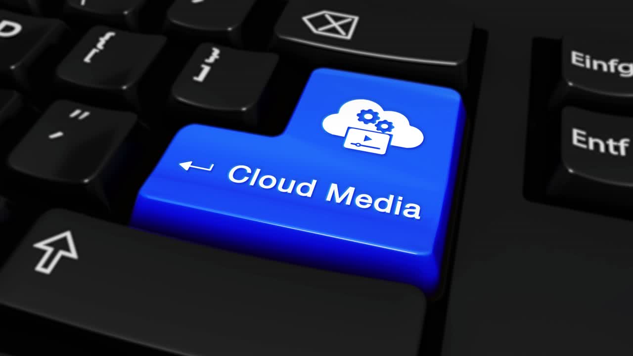 Cloud Media Button on Keyboard