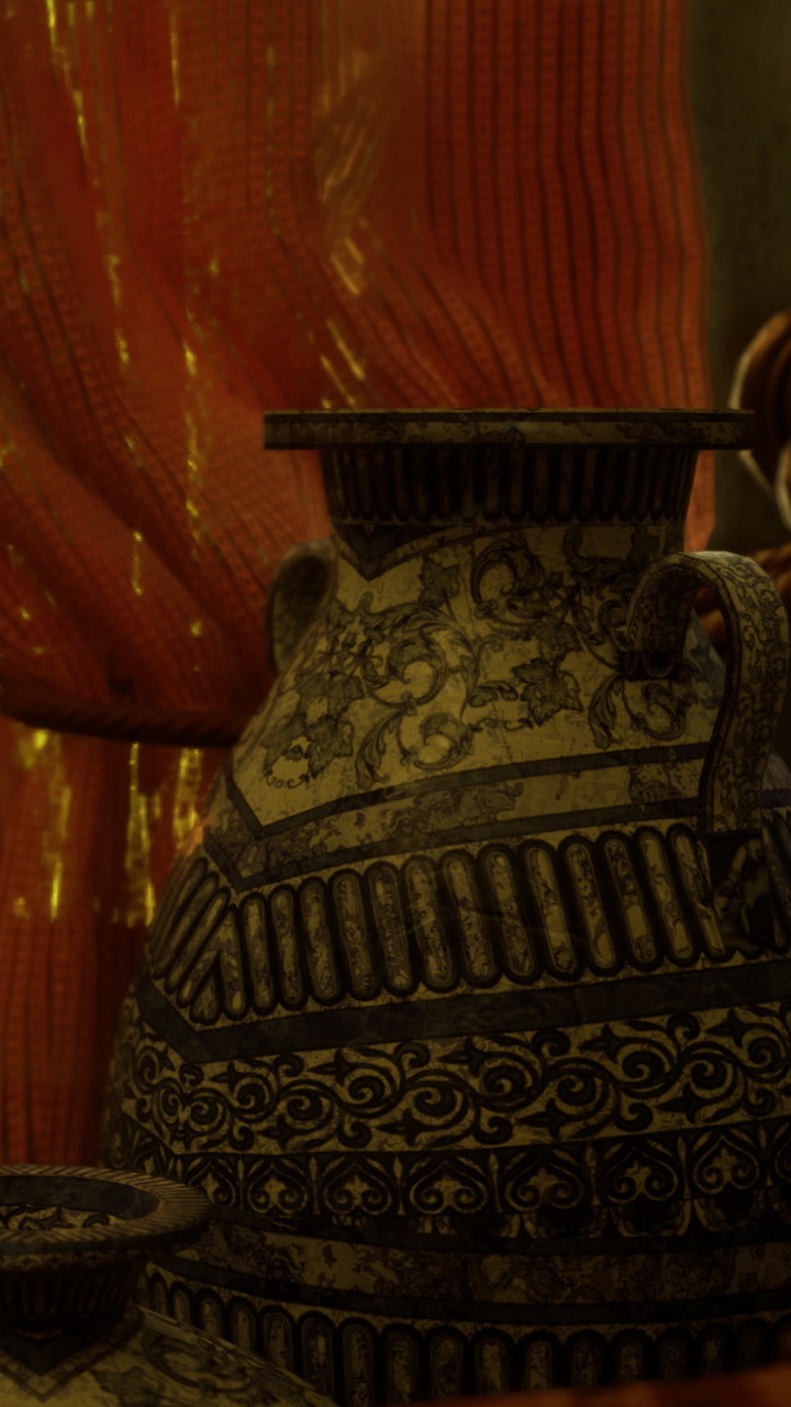 Unique pottery displayed in a cozy room with warm colors