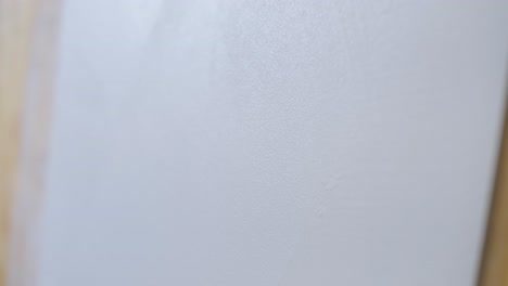 el yeso de una pared