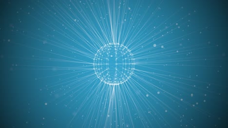 abstract network sphere