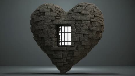 A Stone Heart with a Window