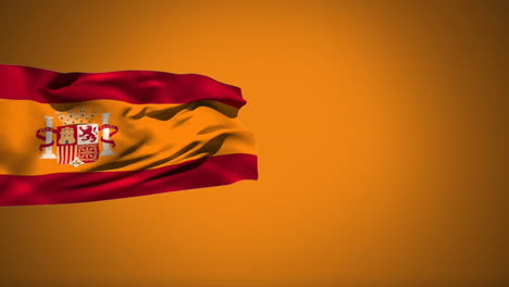 spanish flag waving