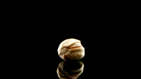 pistachio on black background 4k