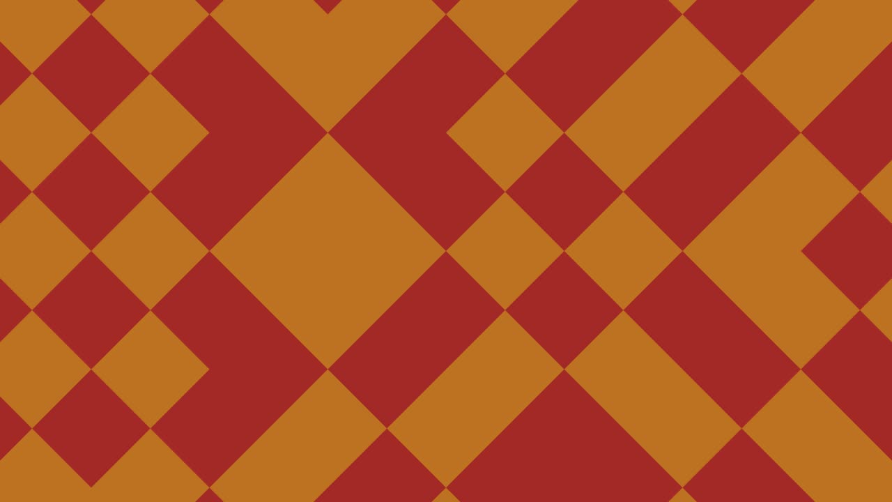 Moderne sømløst loop animeret mønster med flerfarvede geometriske former. Trendy bevægelig grafik baggrund i et fladt design med geometriske elementer.