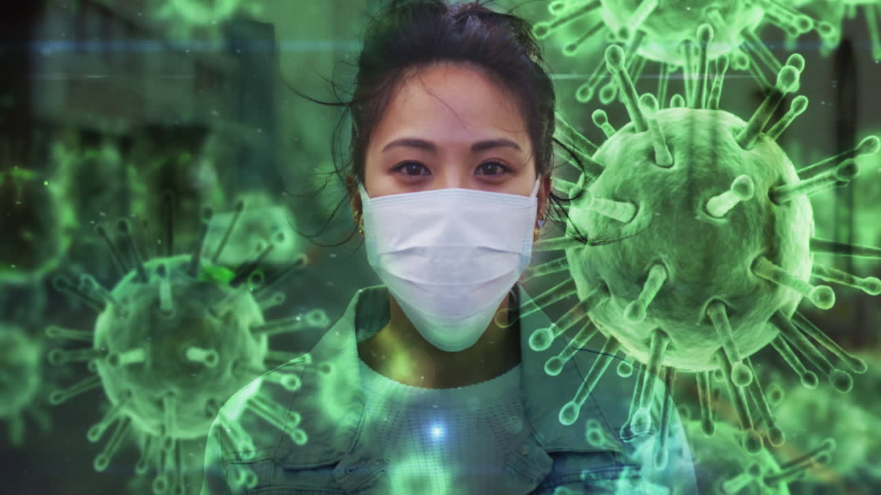 coronavirus covid19 concepto de animación 4k